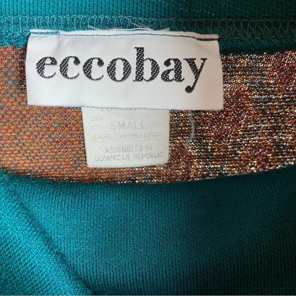 Vintage 90s Granny Sweater Tunic Patchwork Design Oversize Size Small Womens - Picture 7 of 12